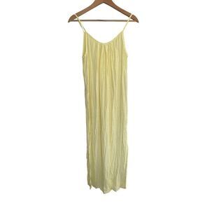 Terzo Millennio Pale Yellow Maxi Dress Women's Small Resortwear